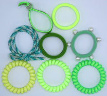 Load image into Gallery viewer, Hair Ties Color Pop Set - Neon Green