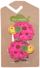 Load image into Gallery viewer, Little Lamb Hair Clips- Pink and Yellow