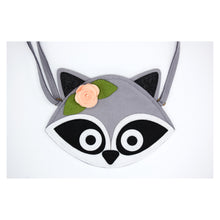 Load image into Gallery viewer, Raccoon Bag - Gray &amp; Black