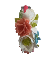 Load image into Gallery viewer, Pink Bloom Party Headband- Pink and Citrus Yellow