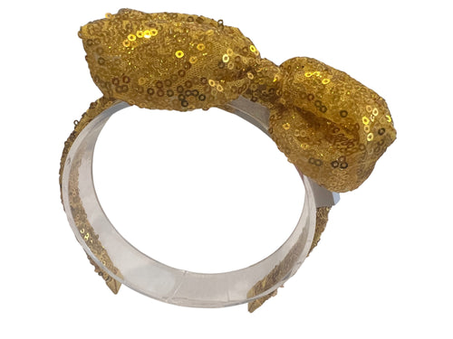 Kids Glitter Gold Headband- Glitter Gold