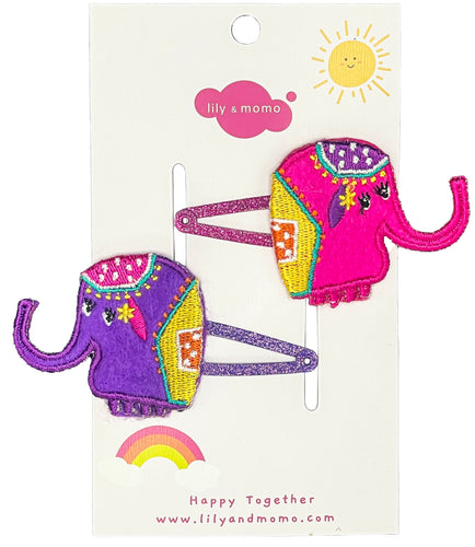 Elephant Friends- Pink and Purple