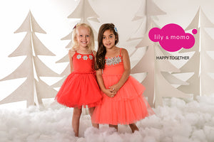 Happy Holiday Trees-  Christmas Green and Glitter Gold