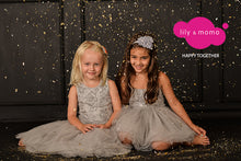 Load image into Gallery viewer, Glitter Good Witch Kids Hair Clip- Black and Purple