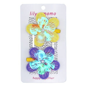 Pastel Petal Flowers- Yellow and Lilac