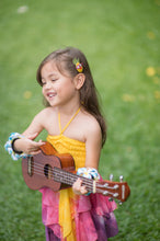 Load image into Gallery viewer, Hawaiian Flowers Hair Clips- Orange and Pink