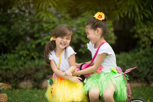 Beautiful Birdie Hair Clip- Tropical White and Yellow