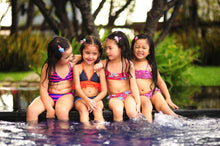 Load image into Gallery viewer, Shiny Fish Hair Clips- Blue and Purple