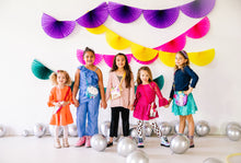 Load image into Gallery viewer, Star Bright Hair Clips- Glitter Orange