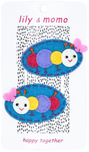 Load image into Gallery viewer, Cute Caterpillar Hair Clips- Multi