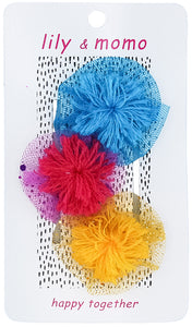 Firework Trio Hair Clips- Multi