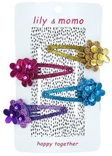Load image into Gallery viewer, Four Flowers Hair Clip- Multi