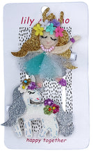 Load image into Gallery viewer, Glitter Twinkle Friends Hair Clips- Multi