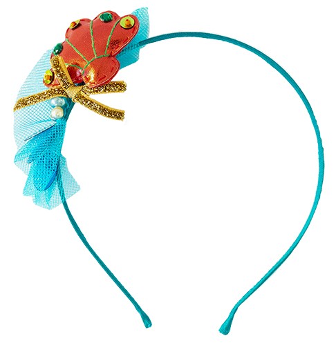 Seashell Headband- Aqua