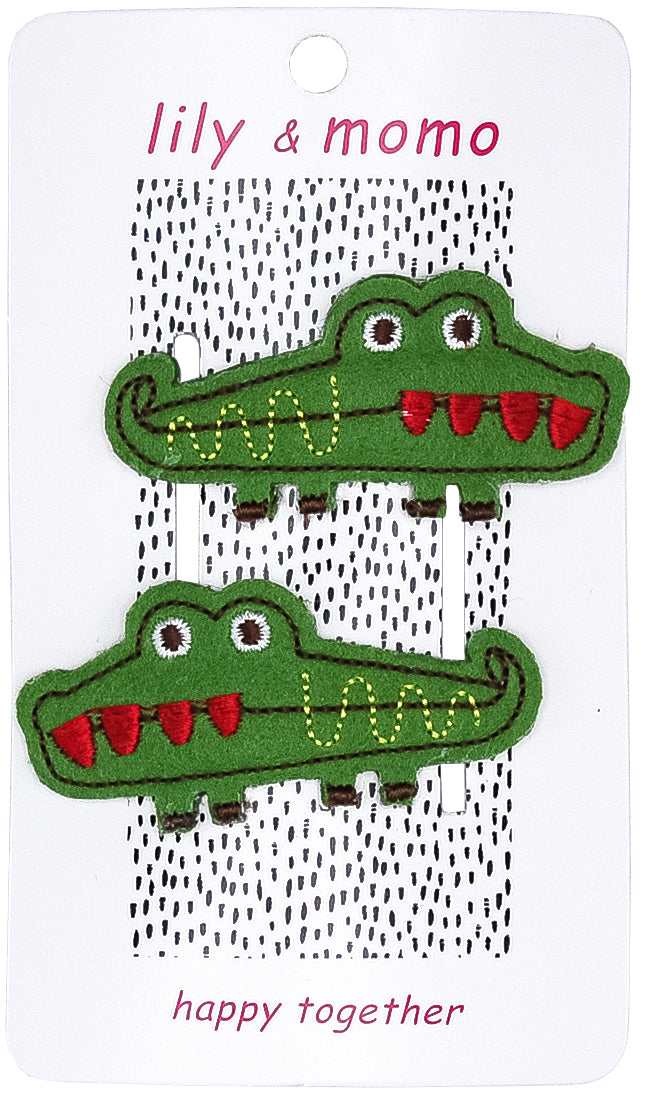 Little Croc Hair Clips