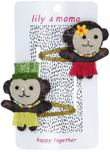 Load image into Gallery viewer, Monkey Friends Hair Clips
