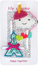 Load image into Gallery viewer, Oui Oui Kids Hair Clips- Multi