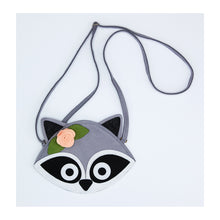 Load image into Gallery viewer, Raccoon Bag - Gray &amp; Black