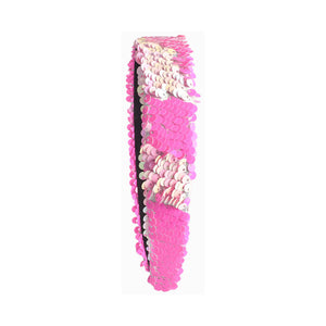 Sequin Headband - Bubblegum