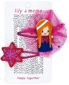 Snow Flake & Friend Hair Clips