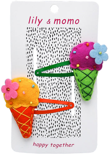 Sundae Hair Clips- Multi