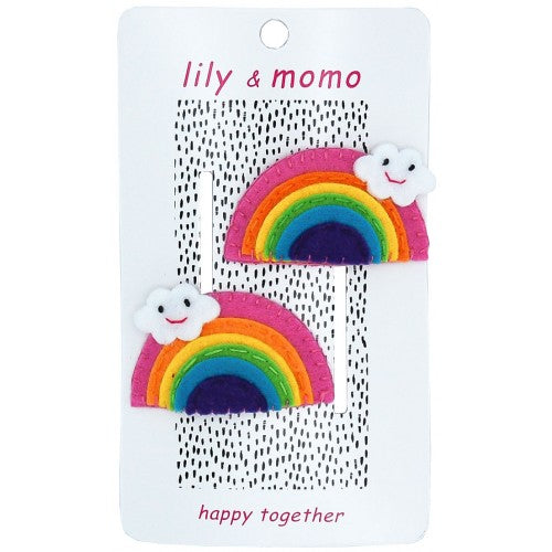 Sunshine Rainbow Hair Clip- Rainbow