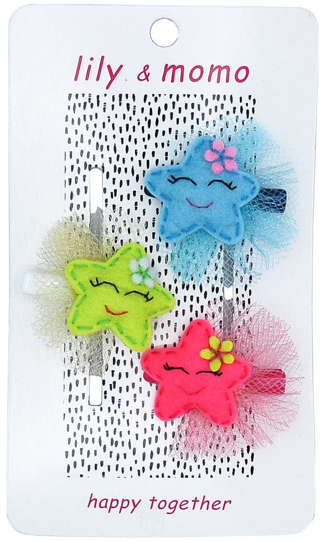 Sweet Little Stars Hair Clips