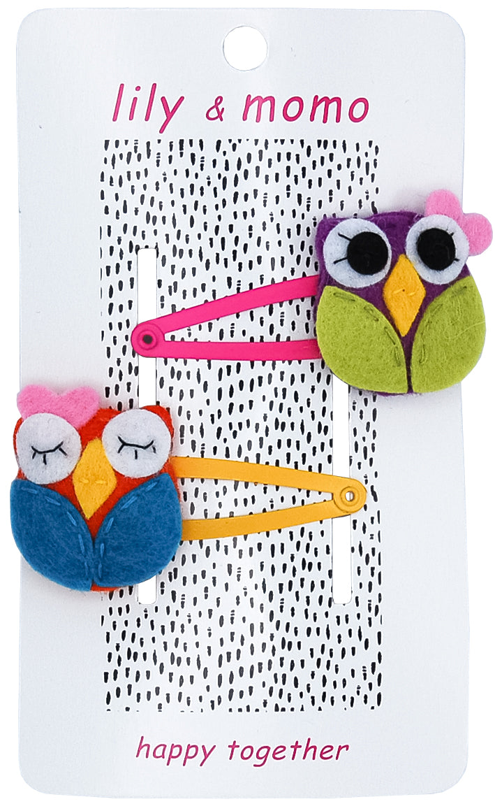 Sweet Owls Hair Clips