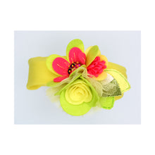 Load image into Gallery viewer, Zara Flower Headband- Citrus and Melon