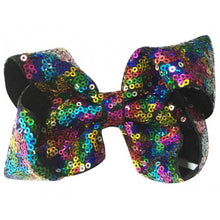 Load image into Gallery viewer, Small Sequin Bow - Confetti