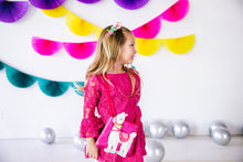 Load image into Gallery viewer, Llama Drama Hair Clips- Pink and Green